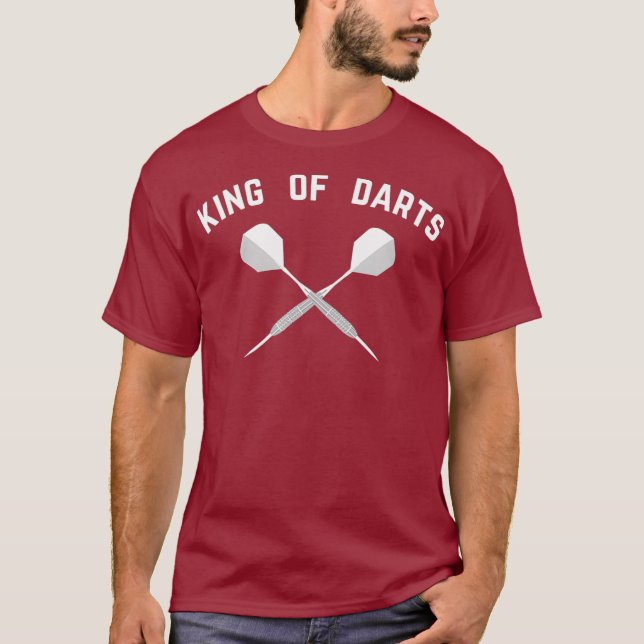 King Of Darts Sport Game Darts T-Shirt (Front)