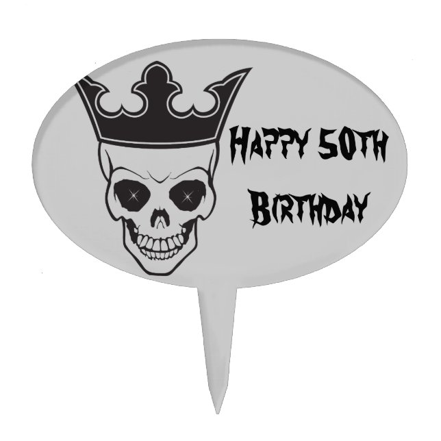 King of Death Cake Topper (Front)