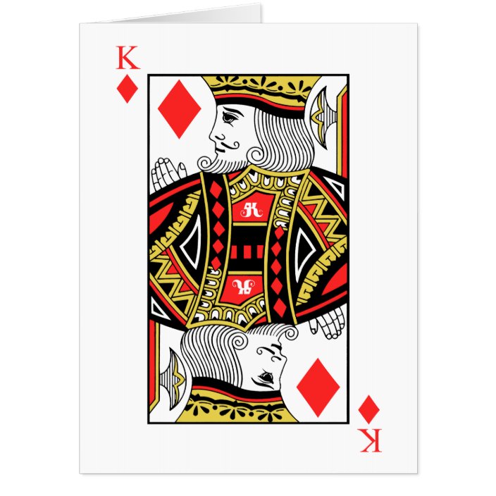 king of diamonds playing card