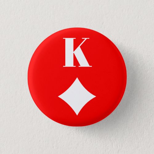 King of Diamonds _ Playing Card Symbol Button