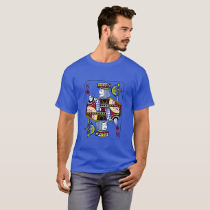 "King of Diamonds" Royal Blue T-Shirt