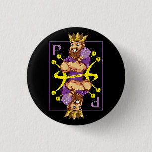 👑King of dinks - pickleball Button