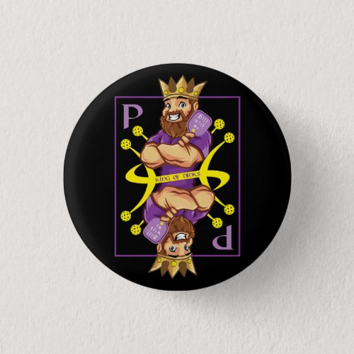 King of dinks _ pickleball  Button