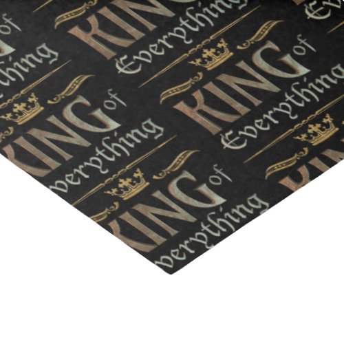 KING of EVERYTHING _ Elegant Rich Royal Crown Tissue Paper