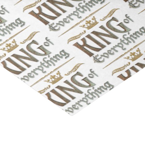 KING of EVERYTHING _ Fathers Day Royal Crown Tissue Paper