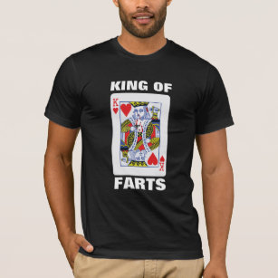 KING OF FARTS PLAYING CARD PARODY  T-Shirt