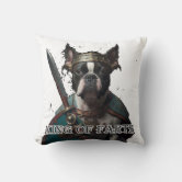 FART KING funny throw Pillows | Zazzle