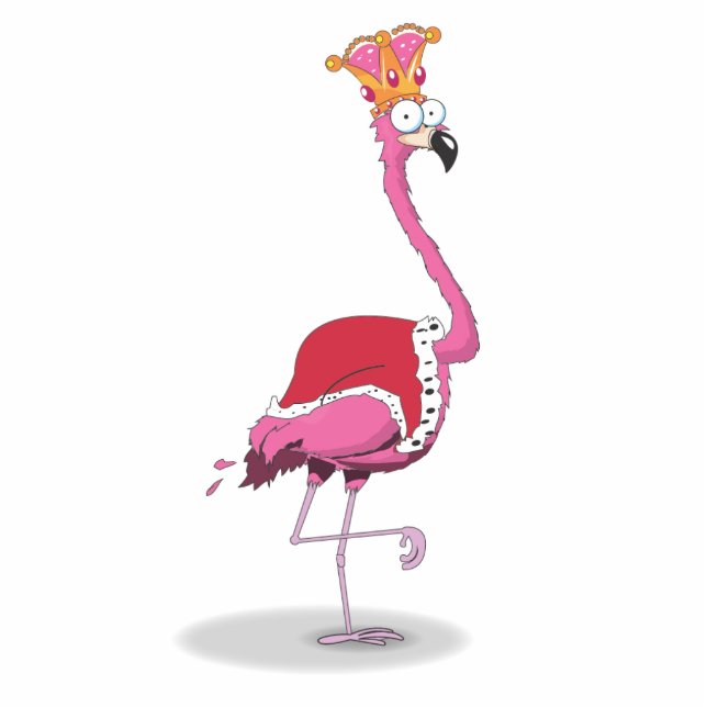 King of Flamingos Cutout (Front)