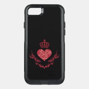 King of heart OtterBox commuter iPhone SE/8/7 case