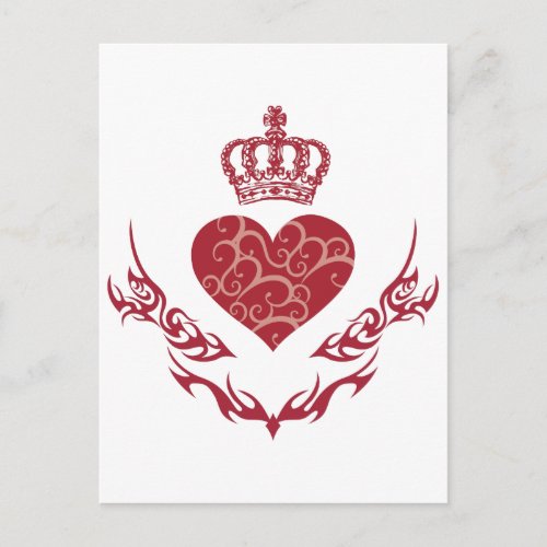 King of heart postcard