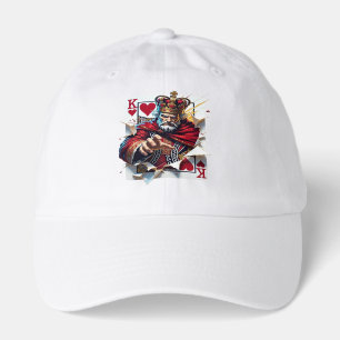 King of Hearts — Bold Royal Playing Card Illustrat Hat
