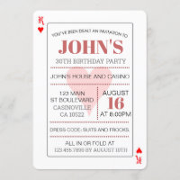 King of Hearts Casino Poker Playing Cards