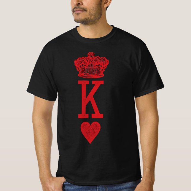 King of Hearts Crown T-Shirt (Front)