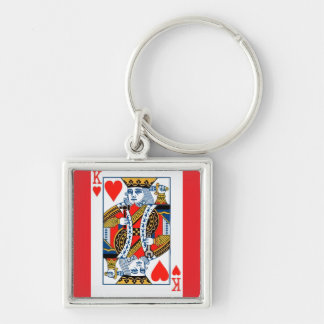 King of Hearts  Keychain