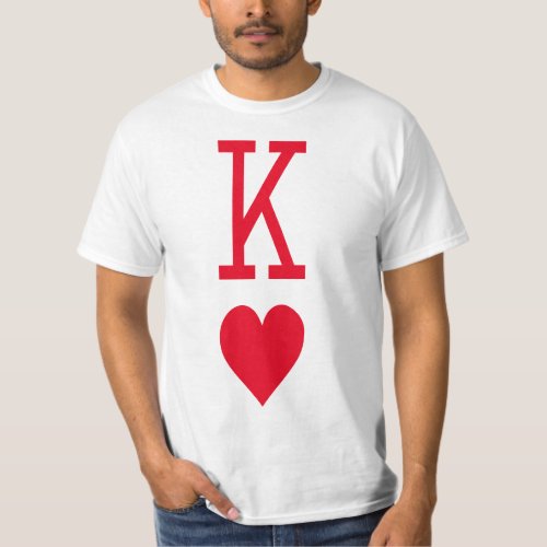 King of Hearts Magician  Cardistry T_Shirt