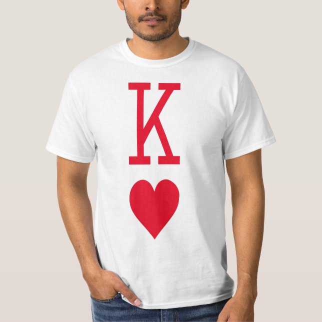 King of Hearts Magician & Cardistry T-Shirt (Front)