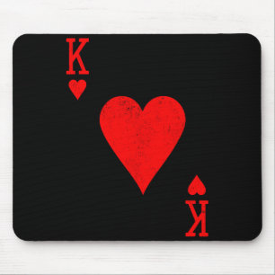 King Of Hearts Matching Couple Saint Valentine's D Mouse Pad