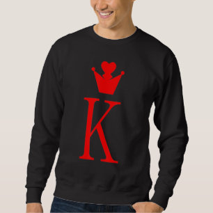King Of Hearts Matching Couple Saint Valentine's D Sweatshirt
