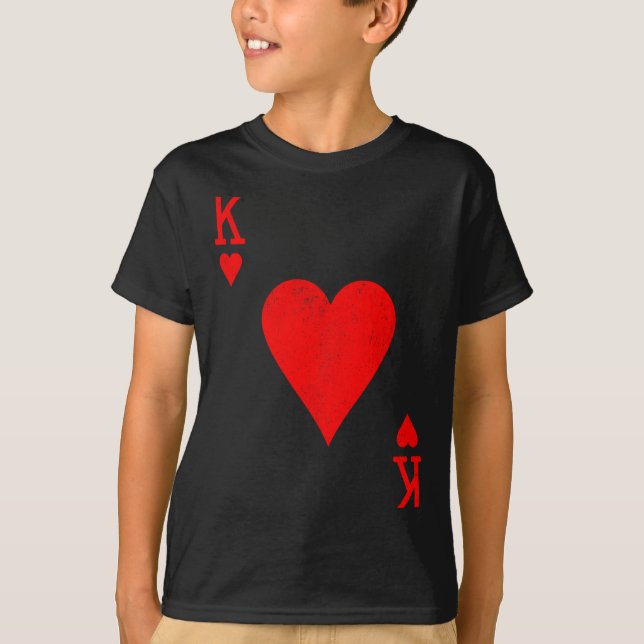 King Of Hearts Matching Couple Saint Valentine's D T-Shirt (Front)