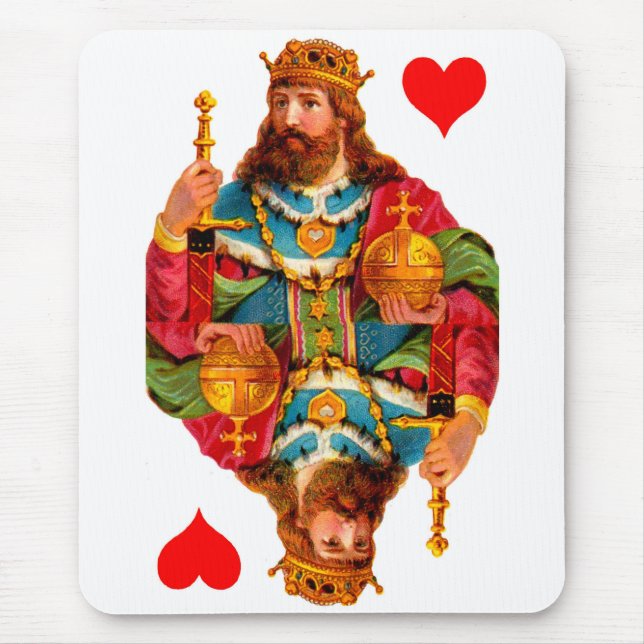 King of Hearts Mouse Pad (Front)