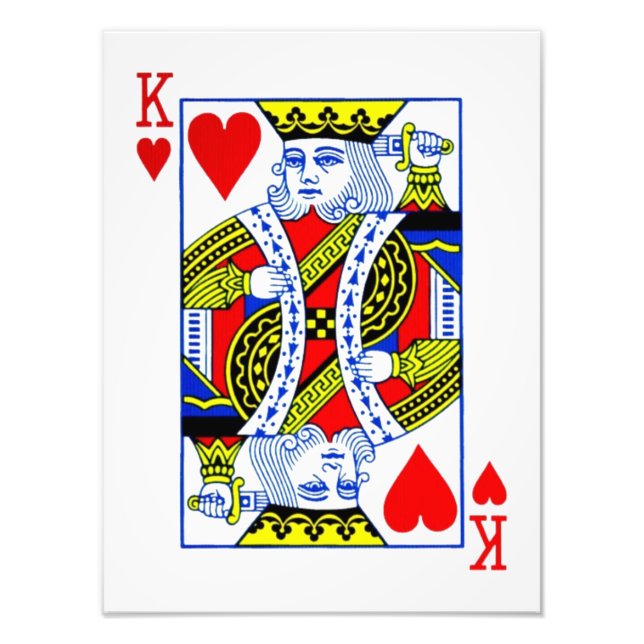 King of Hearts Photo Print (Front)