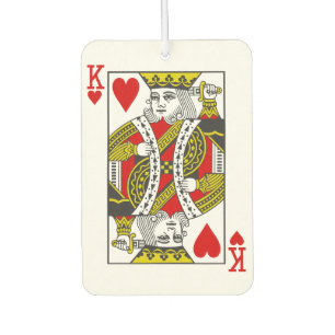 King of Hearts Playing Cards Air Freshener