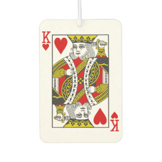 King of Hearts Playing Cards Air Freshener