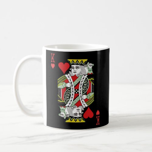 King Of Hearts Playing Cards Halloween Deck Of Car Coffee Mug