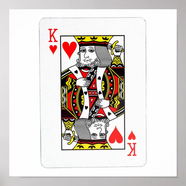 KING OF HEARTS POSTER | Zazzle