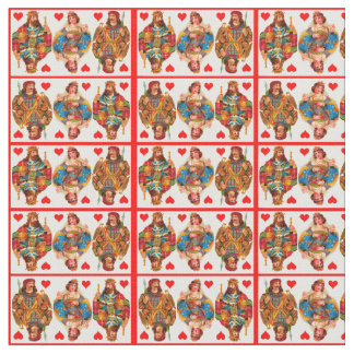 King of Hearts Queen of Hearts Jack of Hearts Fabric