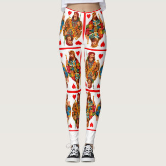 King of Hearts Queen of Hearts Jack of Hearts Leggings
