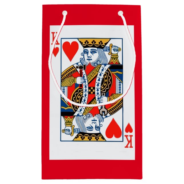 King of Hearts Small Gift Bag (Back)