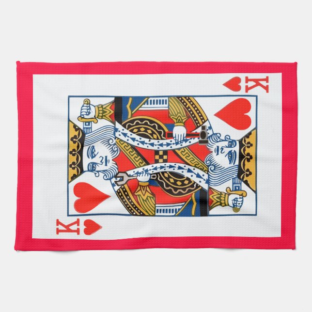 King of Hearts Towel (Horizontal)