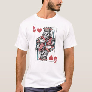 King of Hearts Valentine's Day Gift for Men T-Shirt