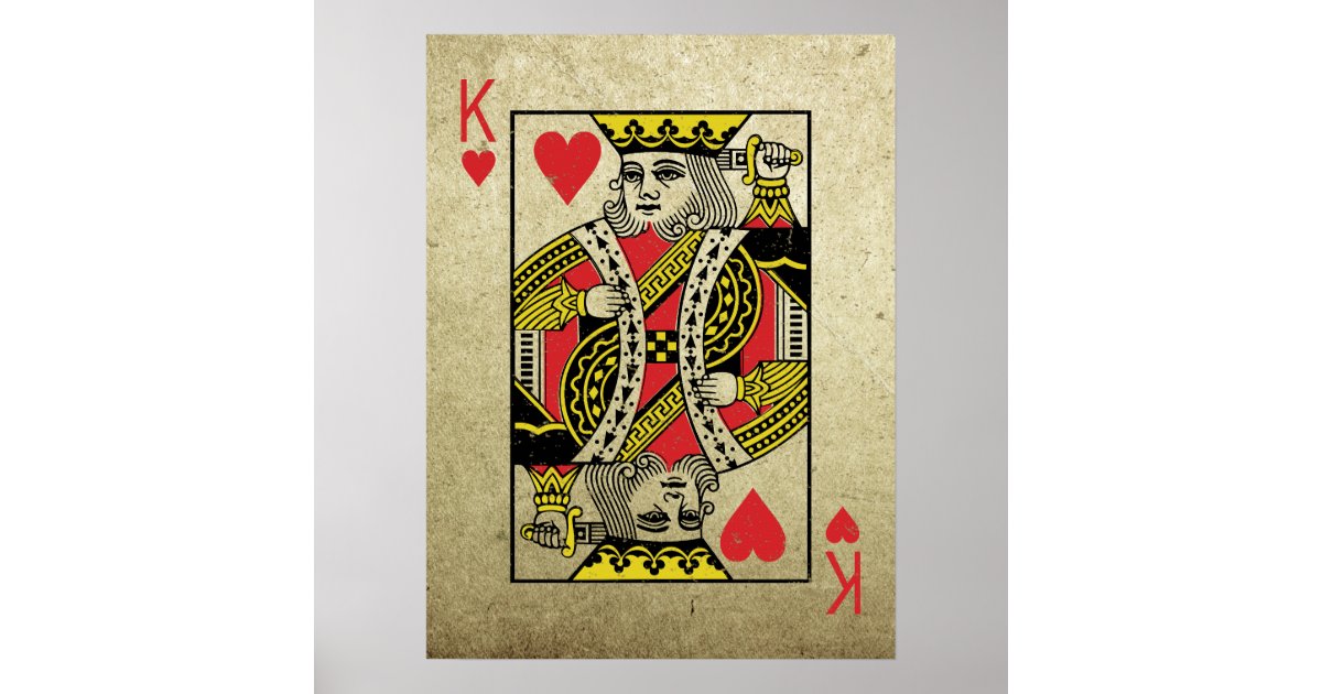 vintage queen of hearts card
