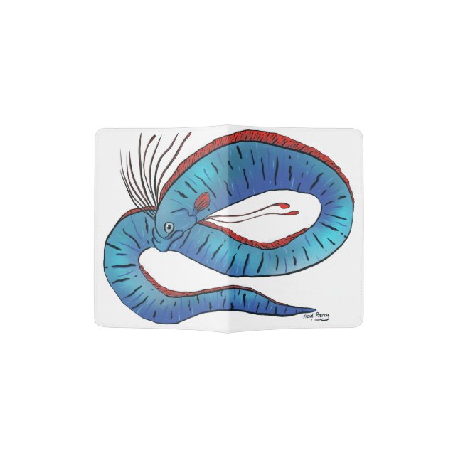 King Of Herrings Art Passport Holder (Opened)