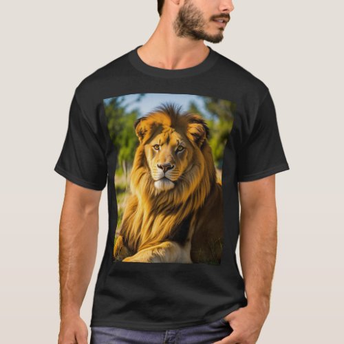King of jungleFierce and fearless T_Shirt