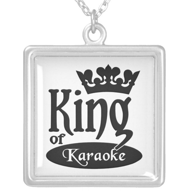 King of Karaoke necklace (Front)