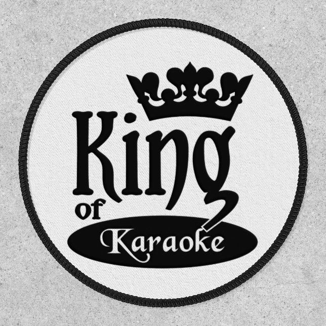 King of Karaoke Patch (Front)