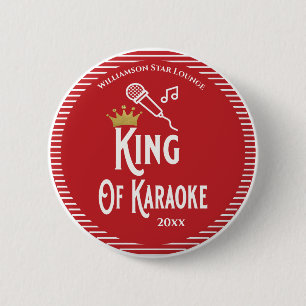 King of Karaoke Singing Contest Red Button