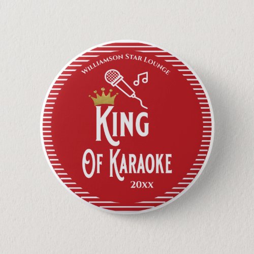 King of Karaoke Singing Contest Red Button