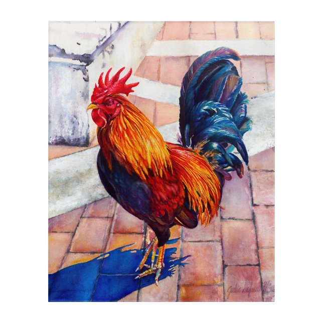 King of Key West Acrylic Print (Front)