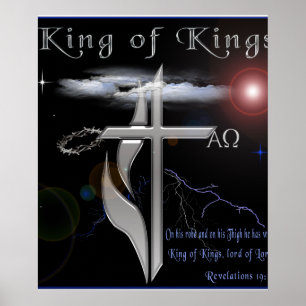 King of kings Christian poster