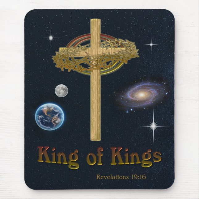 King Of Kings Mouse Pad (Front)