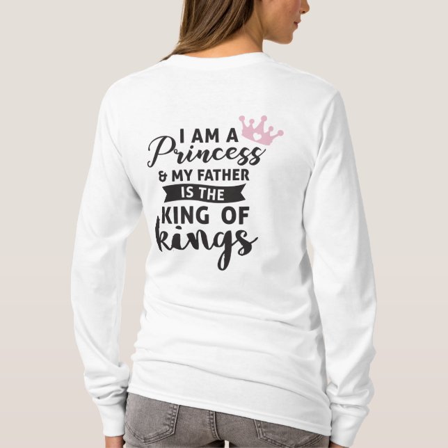 King of kings Princess T-Shirt (Back)