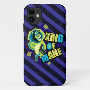 King Of Mane Iphone 11 Case by madagascar at Zazzle