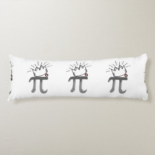 King Of Maths Crown Mathematics 14 Happy march Pi Body Pillow