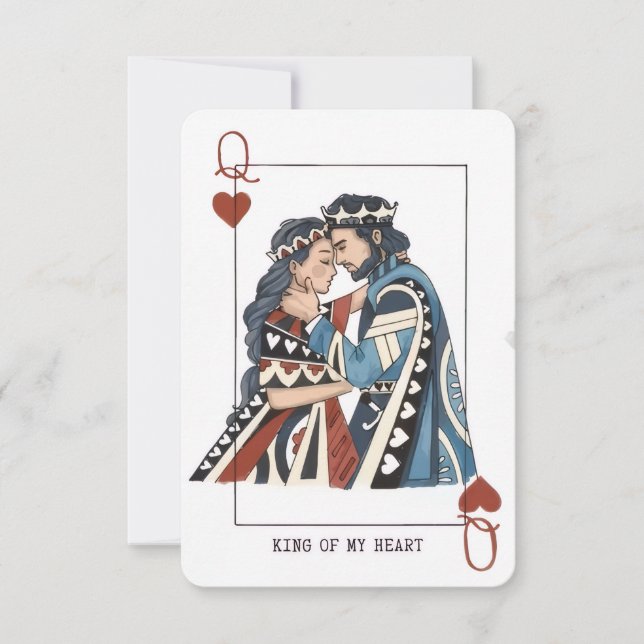 King of My Heart – Bashir’s Henna Day Invitation (Front)