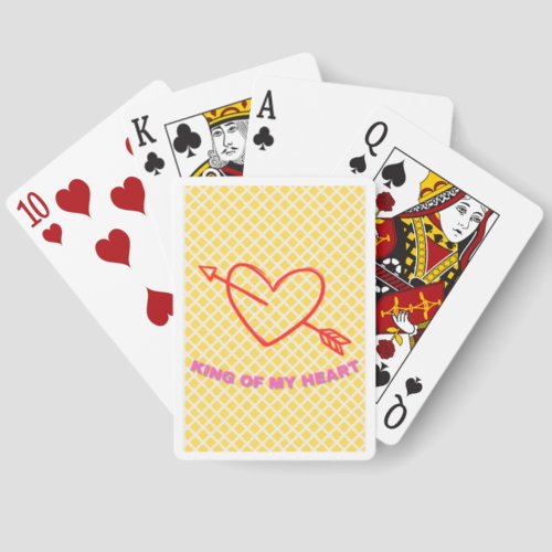 King of My Heart Playing Cards