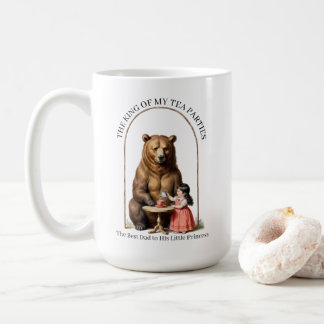 King of My Tea Parties Custom Dad Mug
